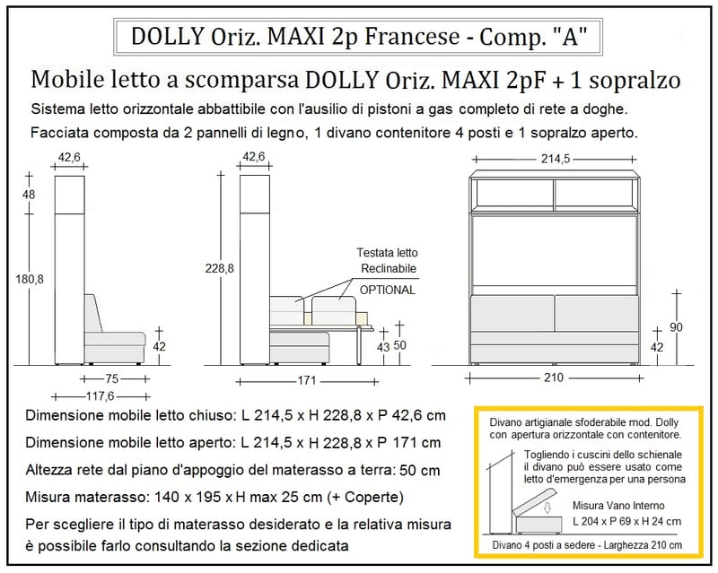 Mod. Dolly Orizzontale Composizione A by Nottiblu - Thumbnail 4
