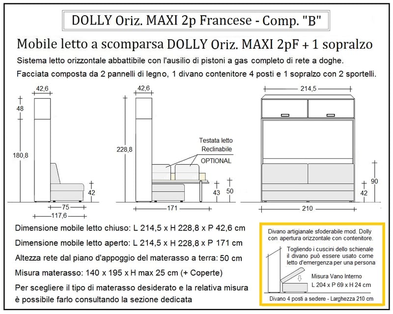 Mod. Dolly Orizzontale Composizione B by Nottiblu - Thumbnail 4