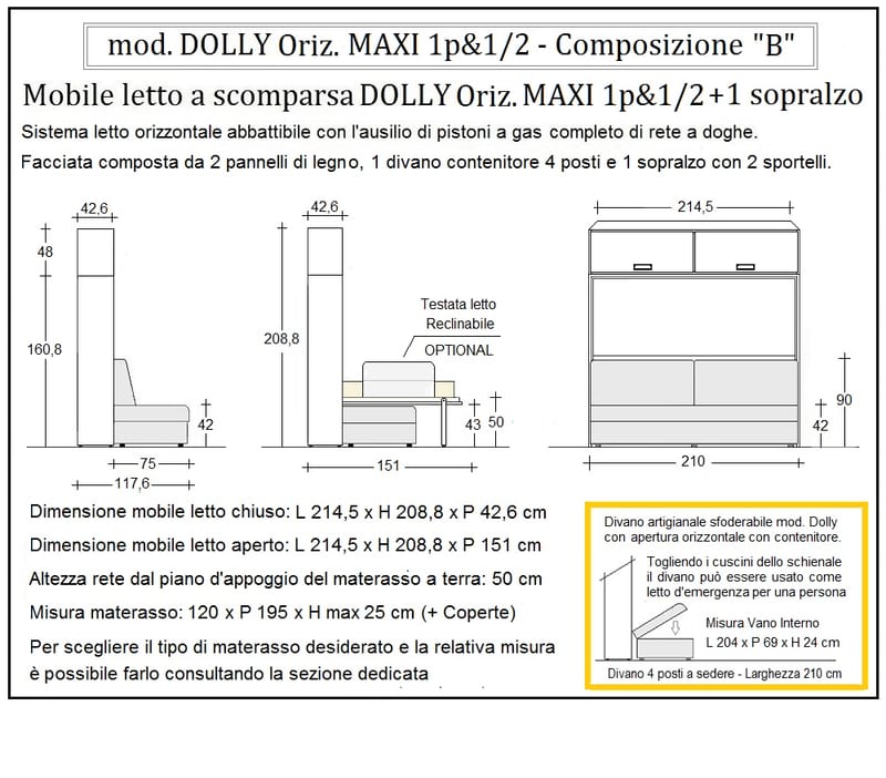 Mod. Dolly Orizzontale Composizione B by Nottiblu - Thumbnail 4