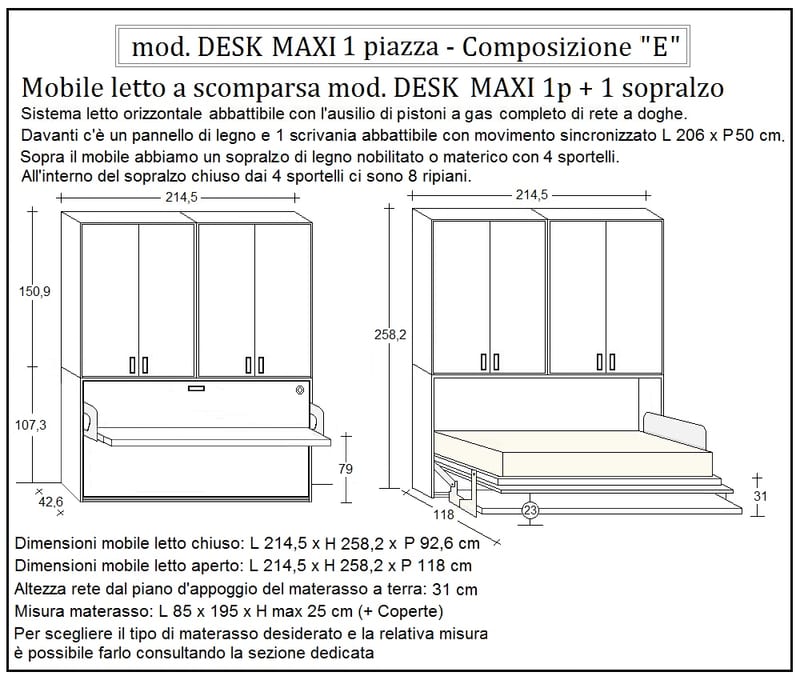 Mod. Desk Composizione E by Nottiblu - Thumbnail 4