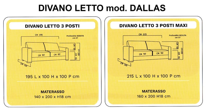 Mod. Divano Letto DALLAS by Nottiblu - Thumbnail 5