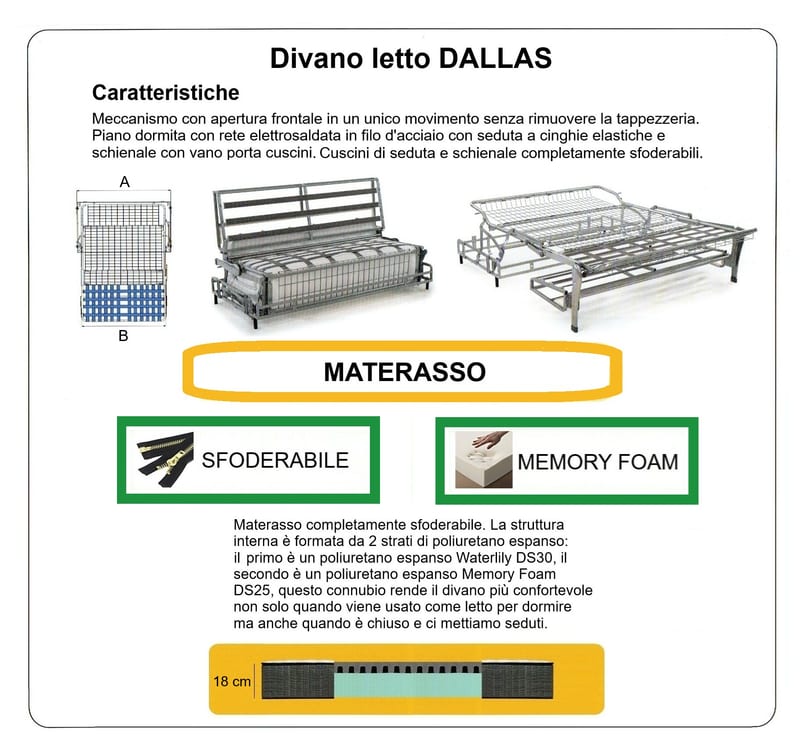 Mod. Divano Letto DALLAS by Nottiblu - Thumbnail 6