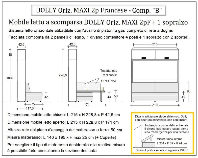 Mod. Dolly Orizzontale Composizione B by Nottiblu - Thumbnail 4