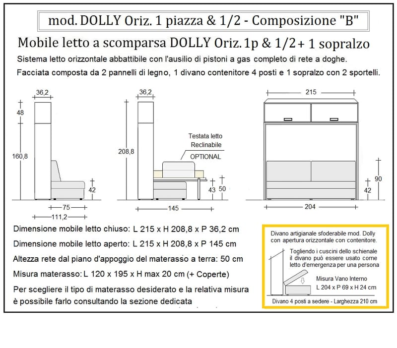 Mod. Dolly Orizzontale Composizione B by Nottiblu - Thumbnail 4