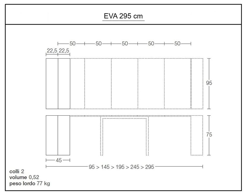 Mod. EVA 295 cm by Nottiblu - Thumbnail 6