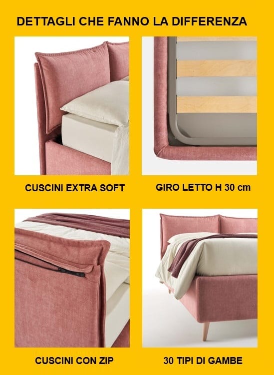 Mod. Letto Contenitore CONFORT by Nottiblu - Thumbnail 3