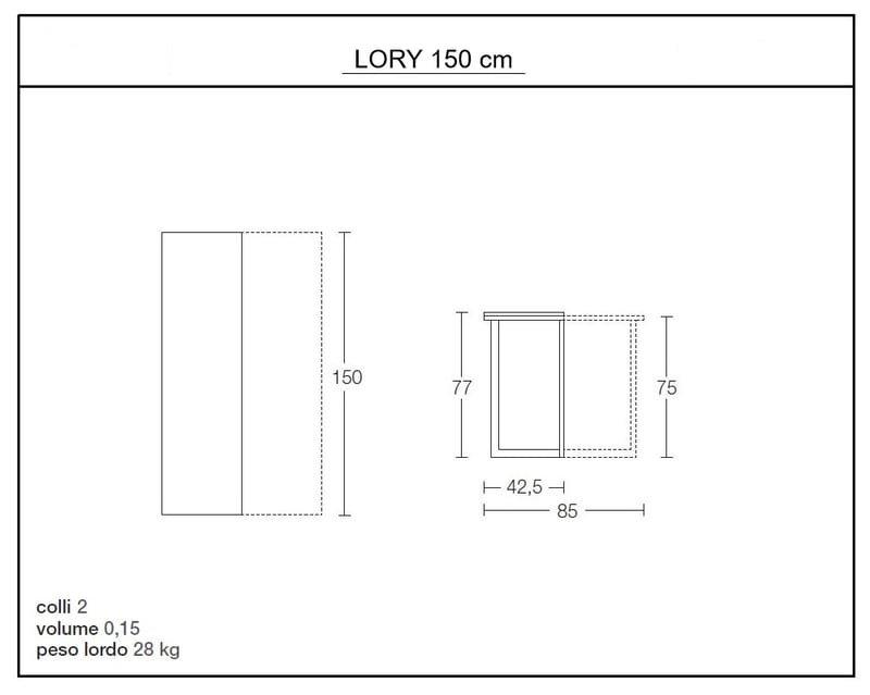 Mod. LORY 150 cm by Nottiblu - Thumbnail 5
